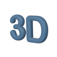 3D graphics button