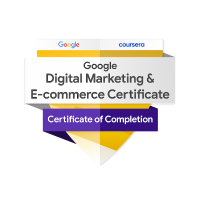 Google certificate button